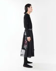 SOUND-WAVE PRINTS SKIRT