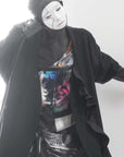 SOUNDWAVE SHORT SLEEVE LONG COAT