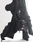 SOUNDWAVE SHORT SLEEVE LONG COAT