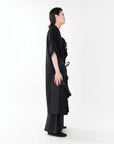 SOUNDWAVE SHORT SLEEVE LONG COAT
