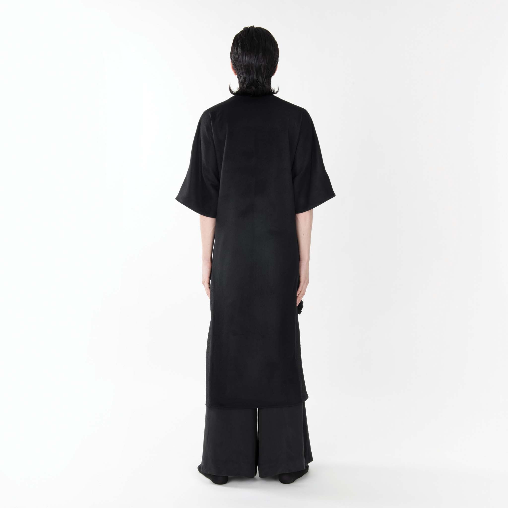 SOUNDWAVE SHORT SLEEVE LONG COAT