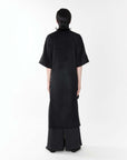 SOUNDWAVE SHORT SLEEVE LONG COAT