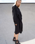 LINDA SPILT COLLAR SHIRT DRESS