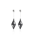 String Art Series - Diamond Coned Drop Earrings - Avant Gardist