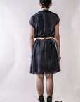 Handmade Shibori Indigo Dye Onepiece Dress