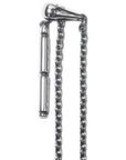 hollows - Silver necklace with original clasp - Avant Gardist