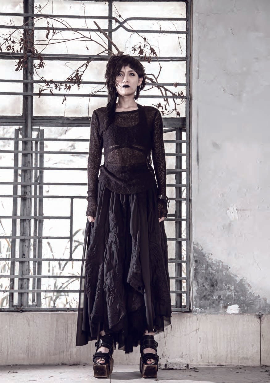 Wool Felting Dress - Avant Gardist