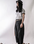 Pleated Long Pants (Men)