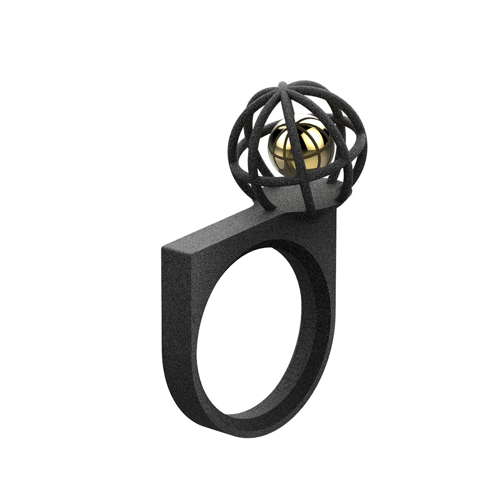 Infinity Art Series - Cadged Ball Rolling to the Cliff Ring - Avant Gardist