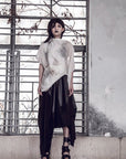 Mix Fabric Dress - Avant Gardist