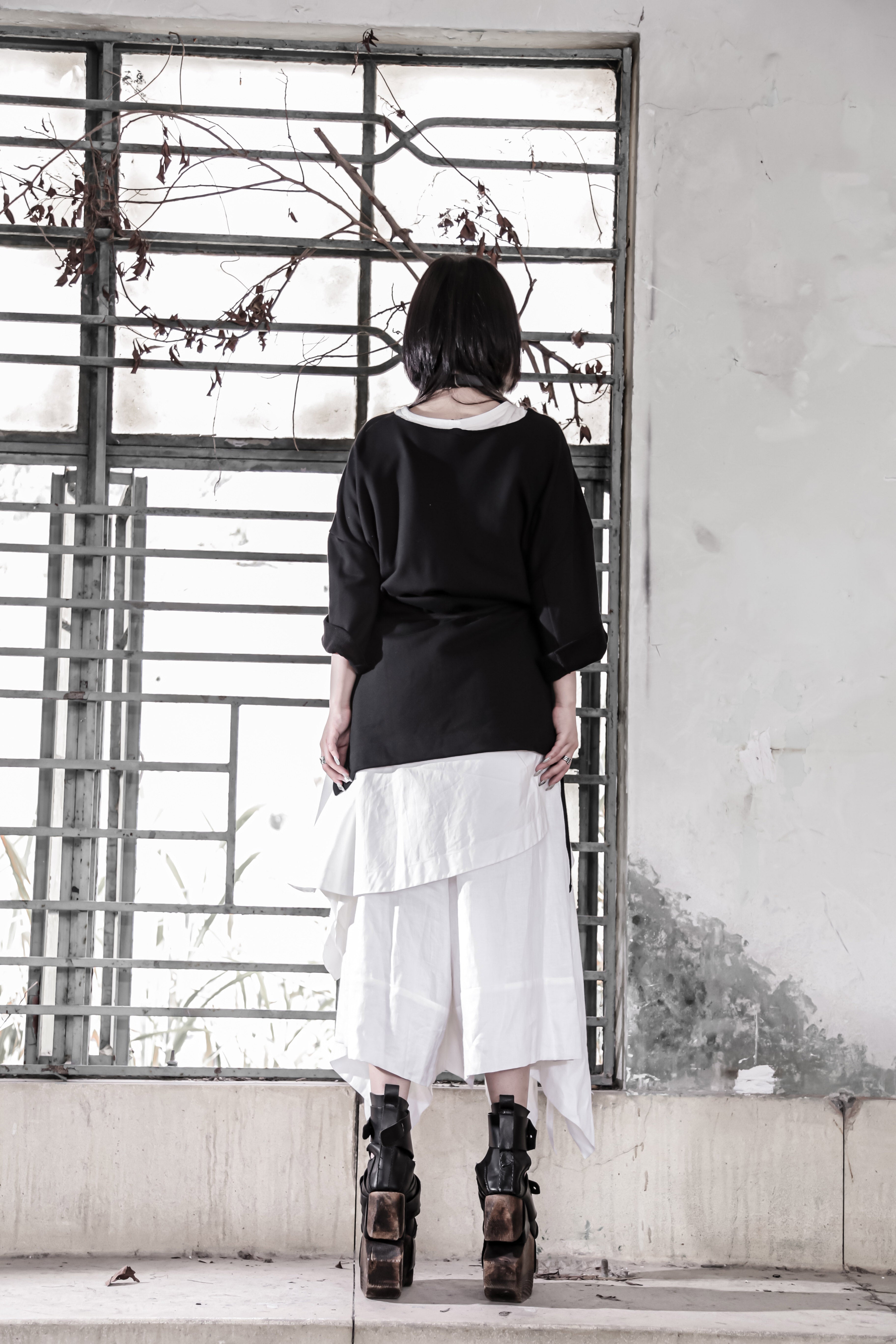Wool Felting Oversize T-Shirt - Avant Gardist