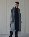 Patchwork Woollen Blend Coat - Avant Gardist