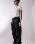 Double Layered Asymmetric Circle T-shirt - Avant Gardist