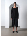 ZERO TOP KNIT (BLACK)