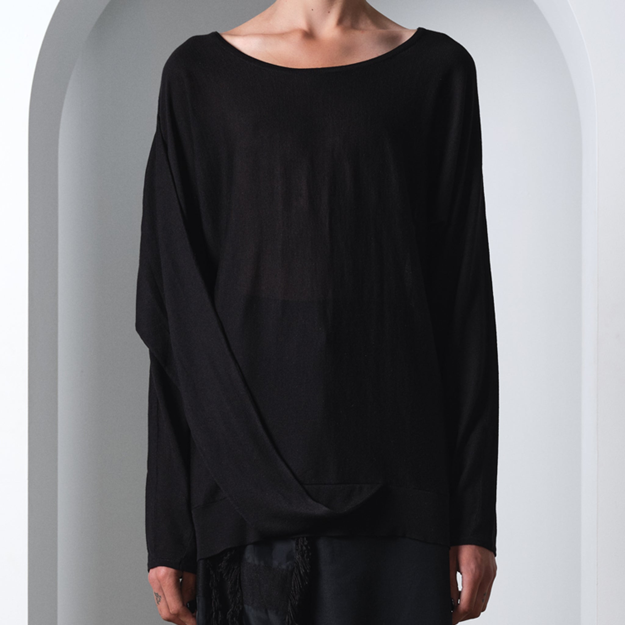 ZERO TOP KNIT (BLACK)