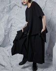 Draping Wide-Sleeve Top
