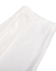 White Harlem Style Pleated Suit Pants