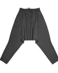 Slim-Cut Multi-Pockets Low-Crotch Pants
