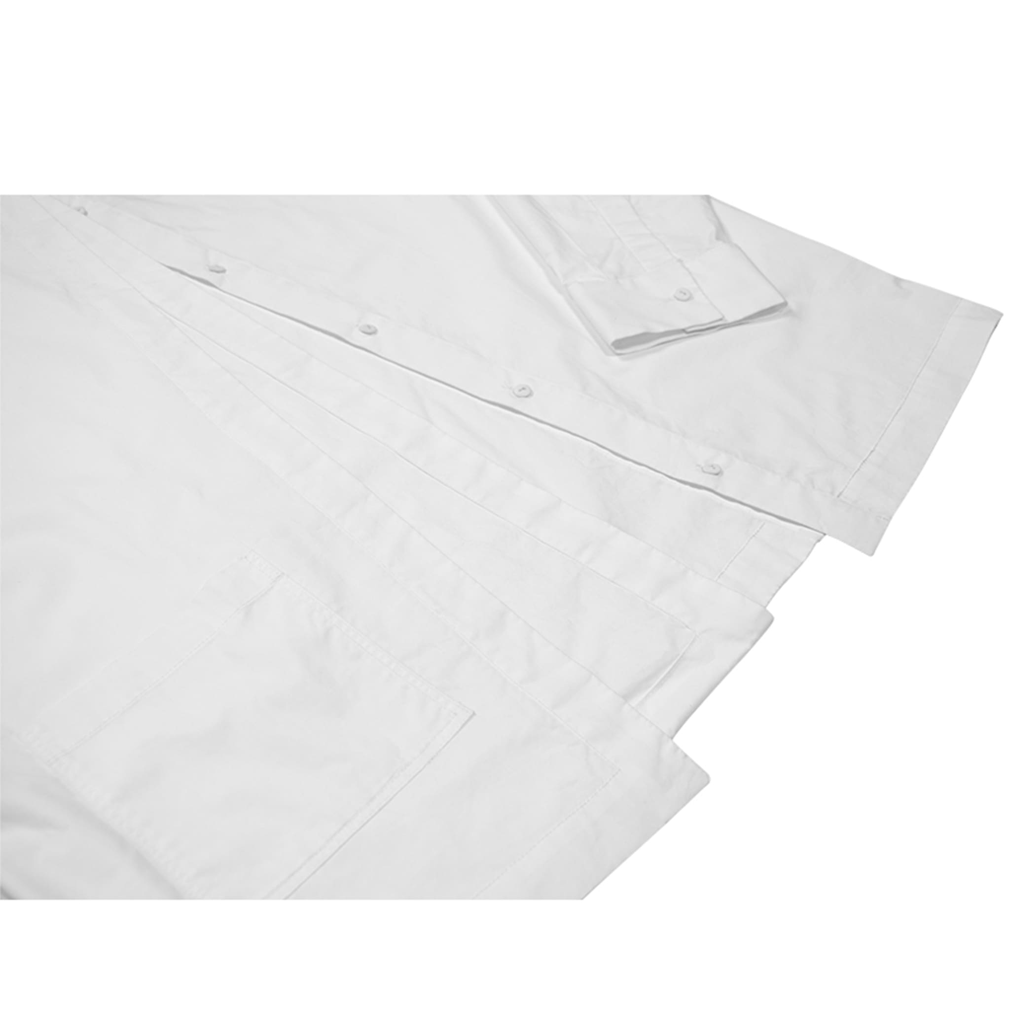 Triple Pleated Deconstructed Shirt