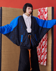 Deconstructed Japanese Kimono-inspired Baseball Jacket - Avant Gardist