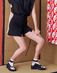 Asymmetric Drawstring Shorts - Avant Gardist