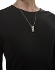Envelop - Silver necklace with original clasp - Avant Gardist