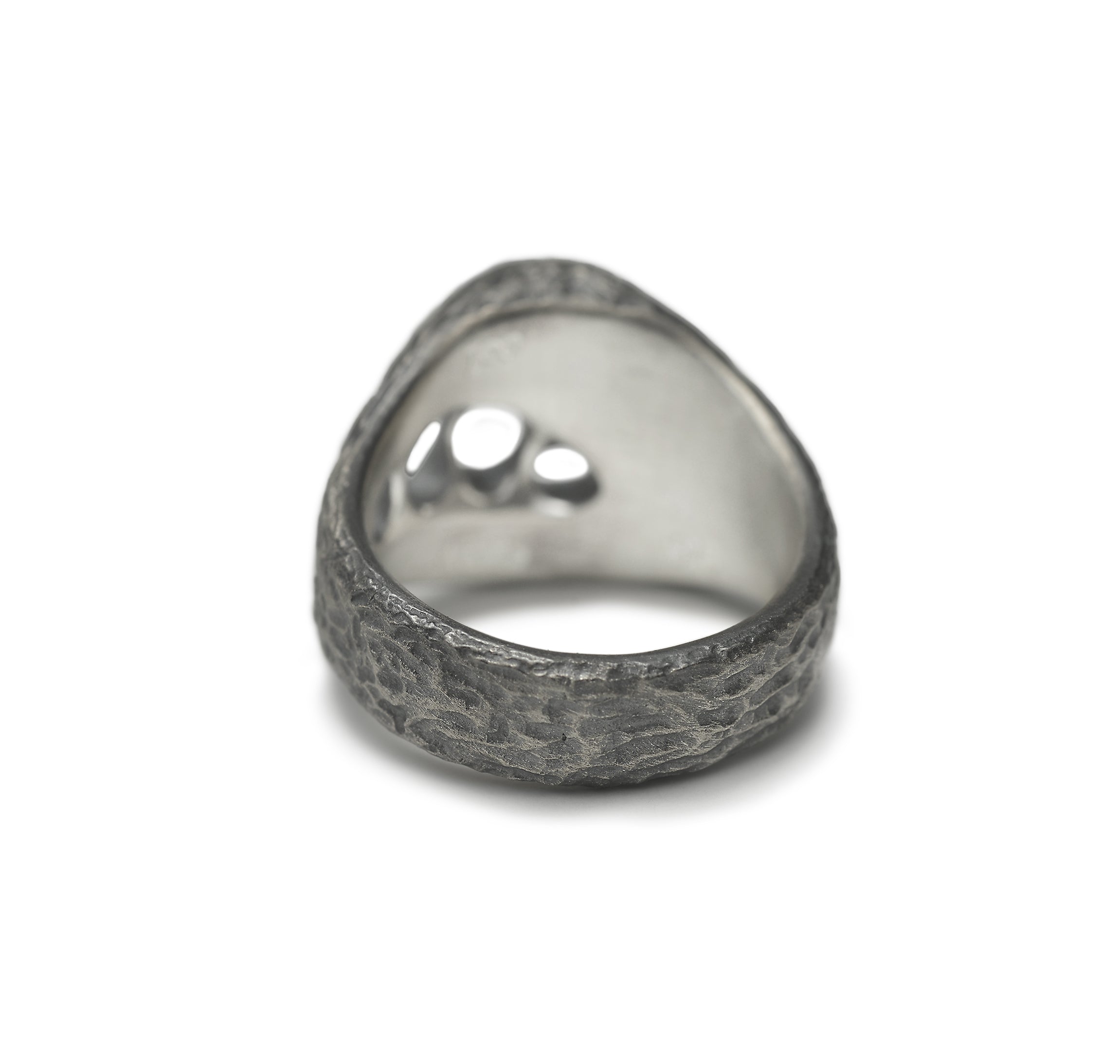 Eternal - oval sterling silver signet ring