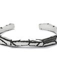 cracks - Cracked sterling silver bracelet - Avant Gardist
