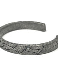 cracks - Cracked sterling silver bracelet