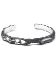 erosion - sterling silver bracelet - Avant Gardist