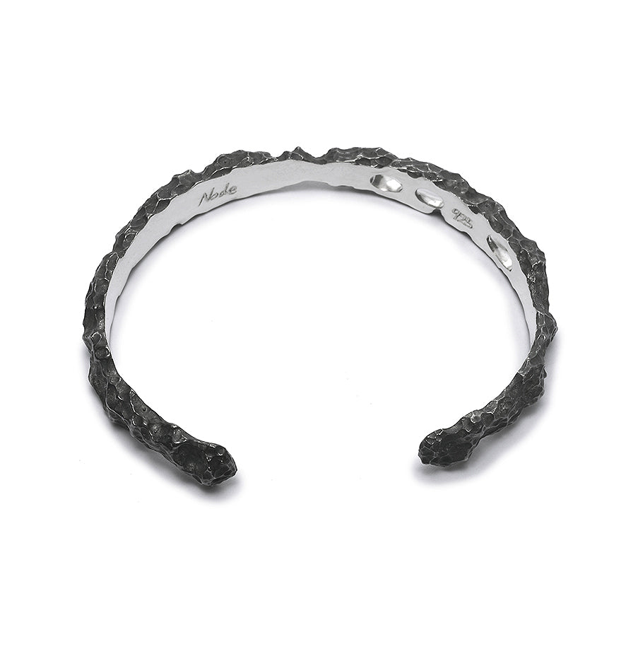erosion - sterling silver bracelet - Avant Gardist