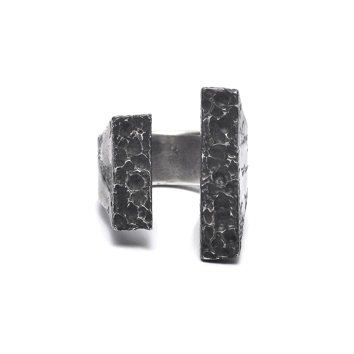 weathering - sterling silver bold ring - Avant Gardist