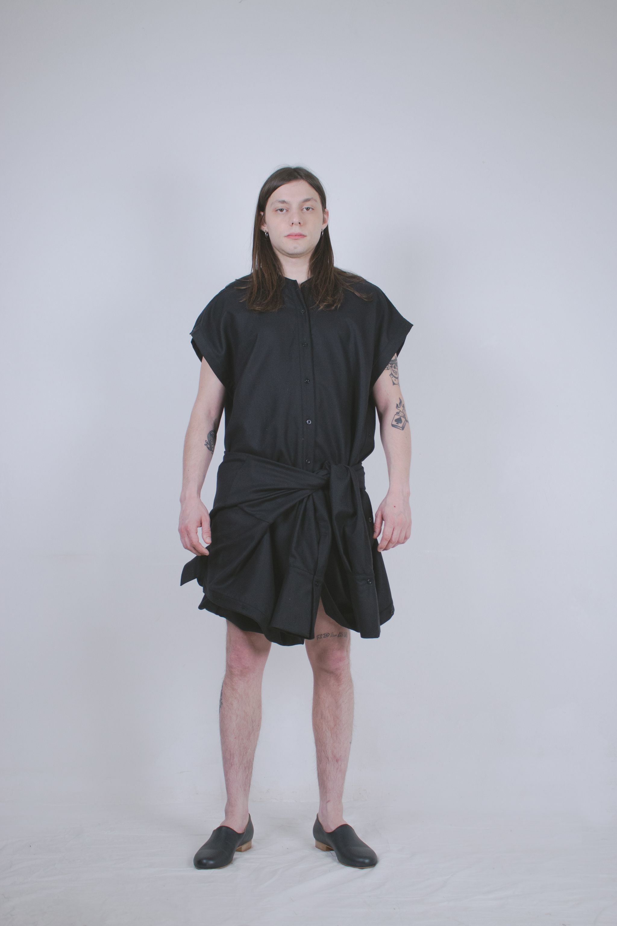 シャツ+ブラウス(長袖+七分) L'Appartement Wool Jersey 3Way Blouse L'Appartement DEUXIEME CLASSE（シャツ/ブラウス(長袖/七分)）の