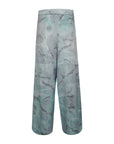 Eco-Fabric - Print Deconstructed Wide-Leg Pants