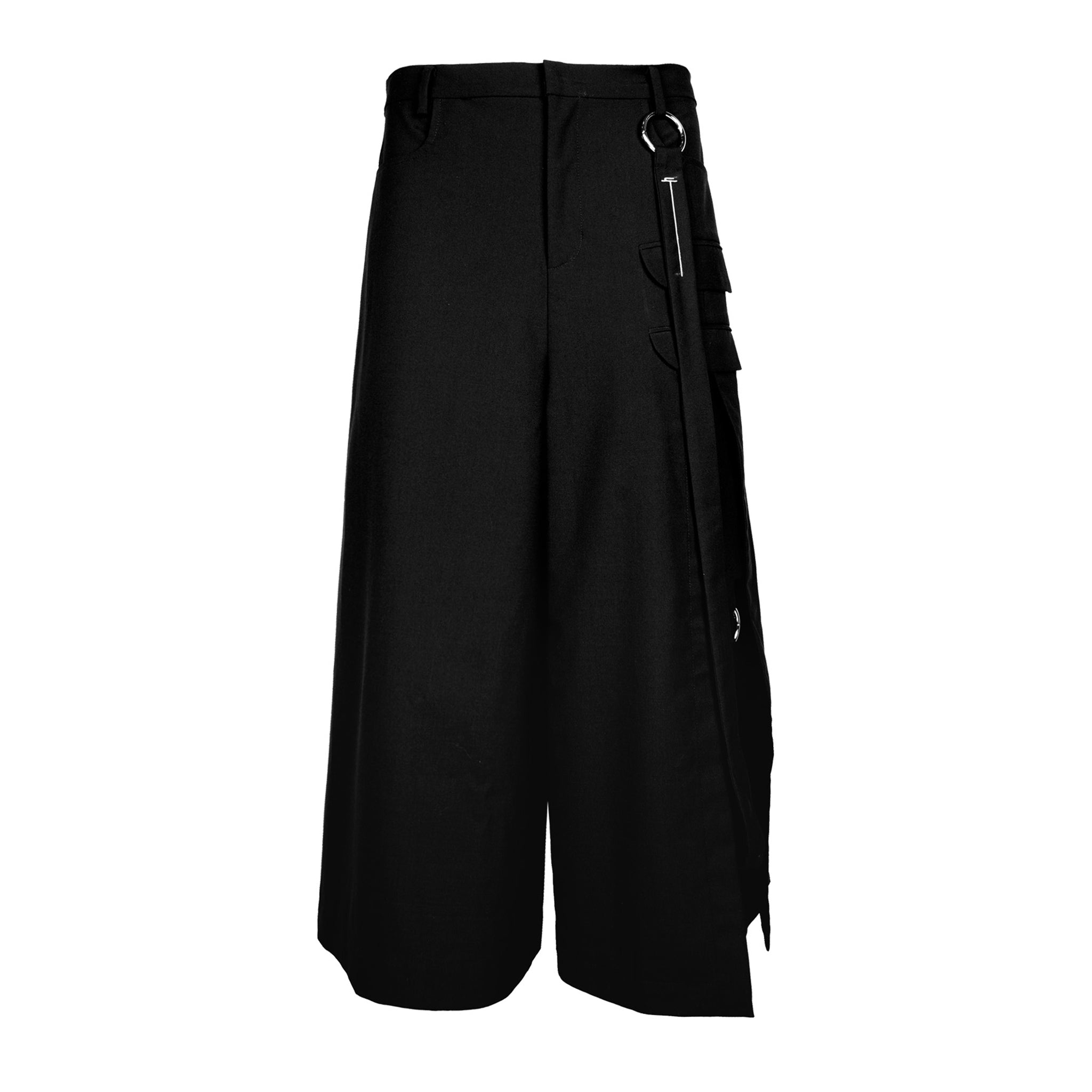 Trendsetting Style: Deconstructed Japanese Wide Shorts