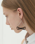 String Art - Crossing Line Earrings - Avant Gardist