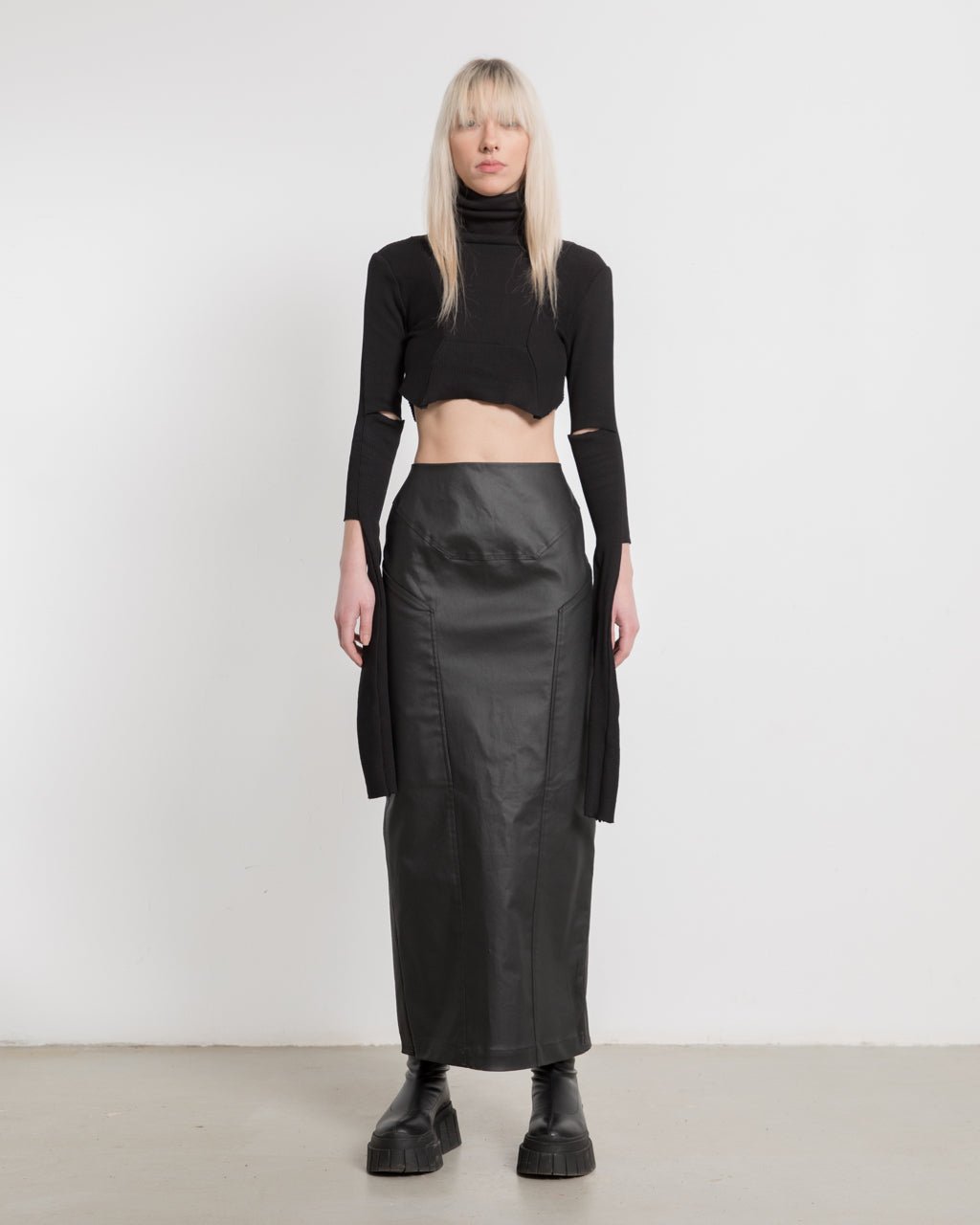 Geometric Long Skirt - Avant Gardist
