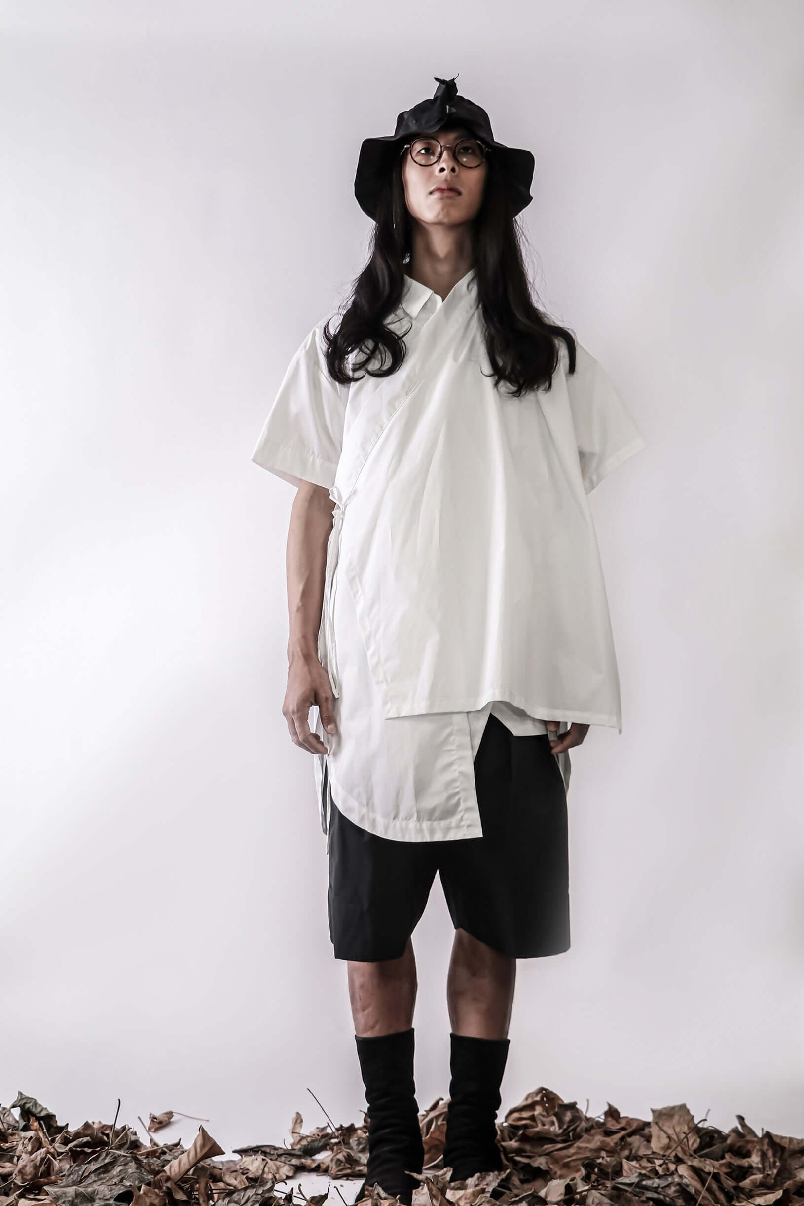 Asymmetric Kimono Shirt