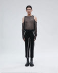 Black Silver-line Trousers