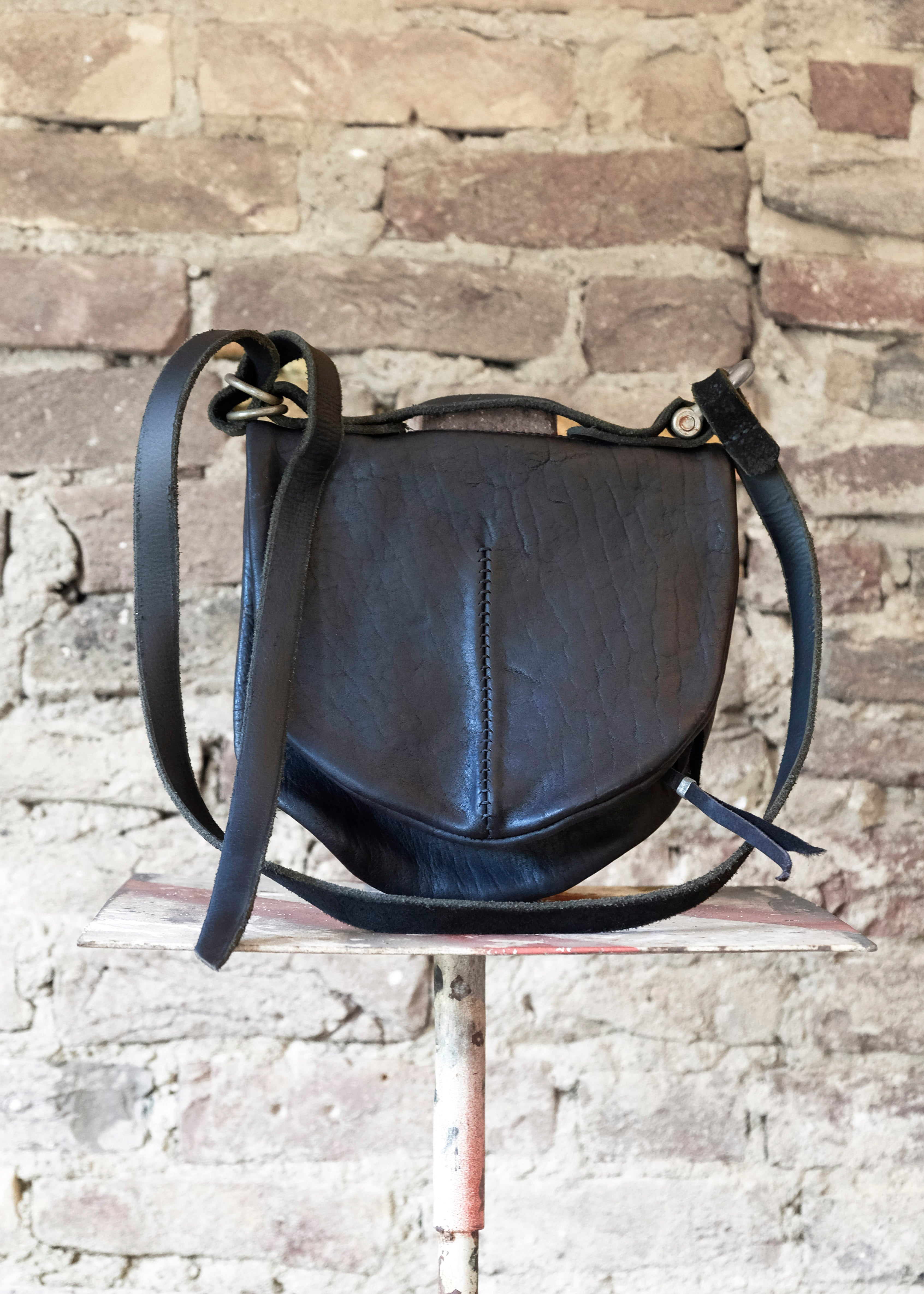 LENA LEATHER FOLDED BAG - WINNIE WITT x 0.hide - Avant Gardist