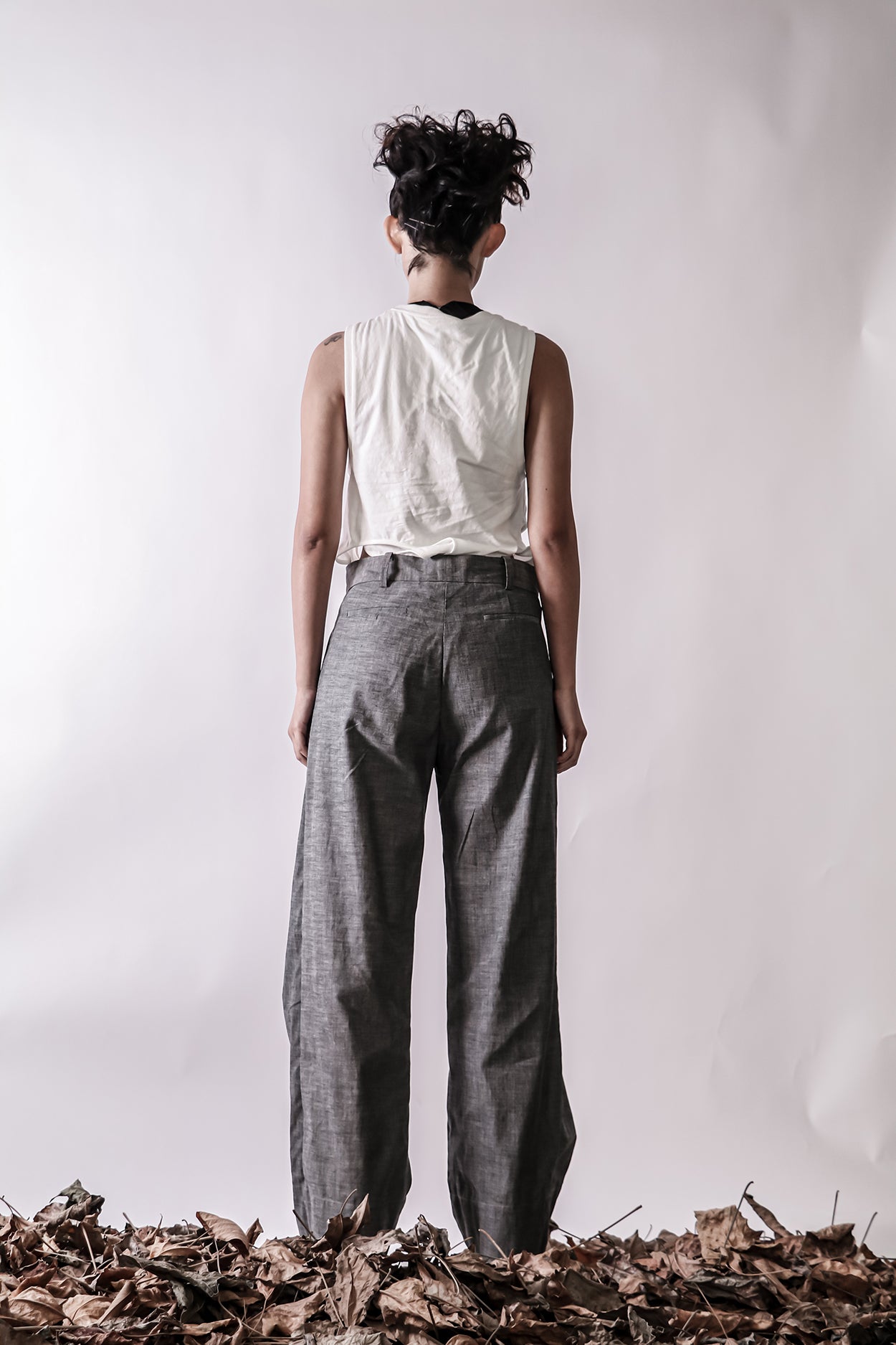 Wide Straight Long Pants