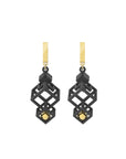 Infinity Art Series - Movable ball in boxes earrings