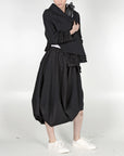 Skirt - Cocoon with a Wavy Hem