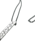 cracks - silver necklace - Avant Gardist