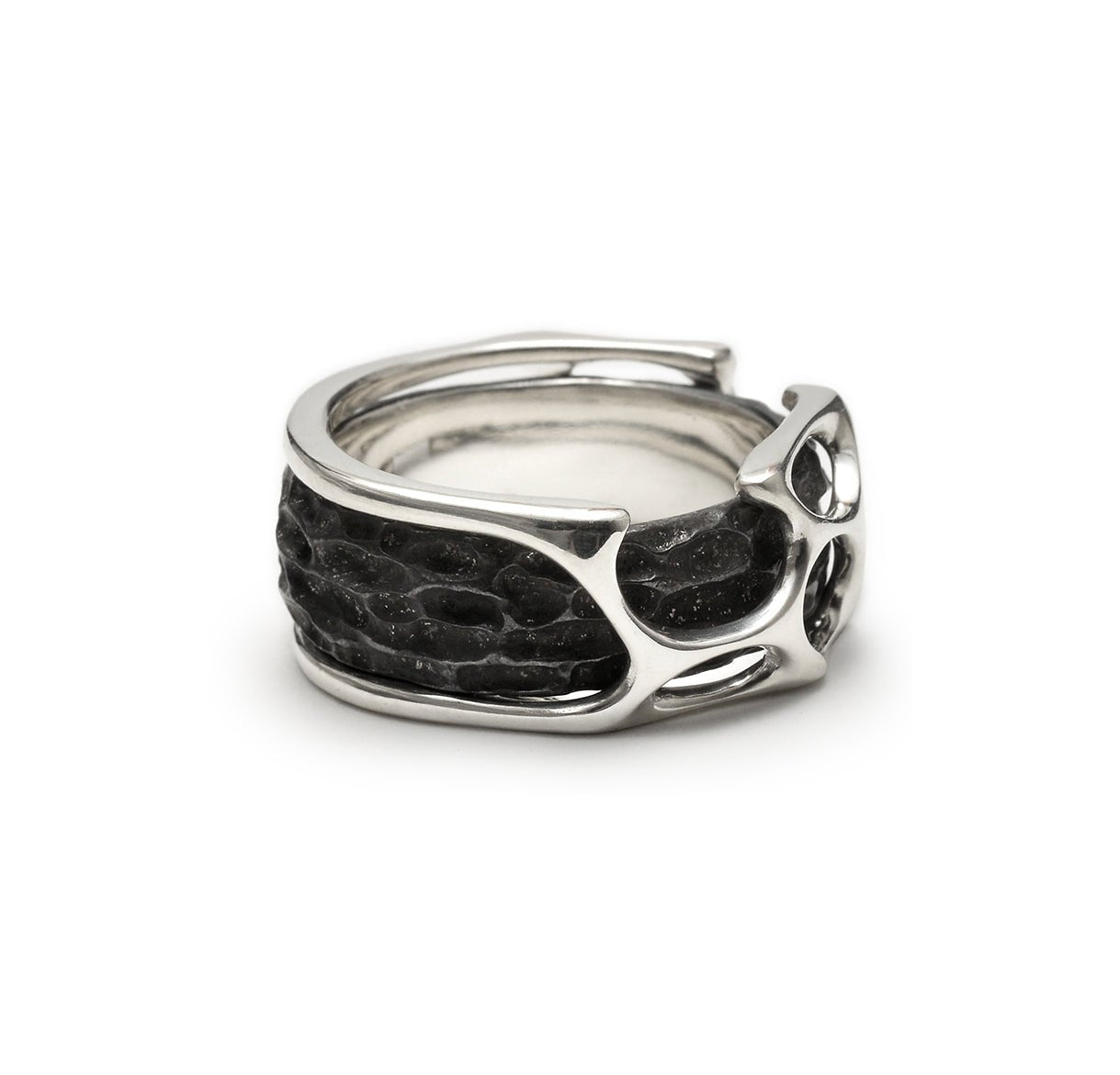 fusion - sterling silver combination ring - Avant Gardist