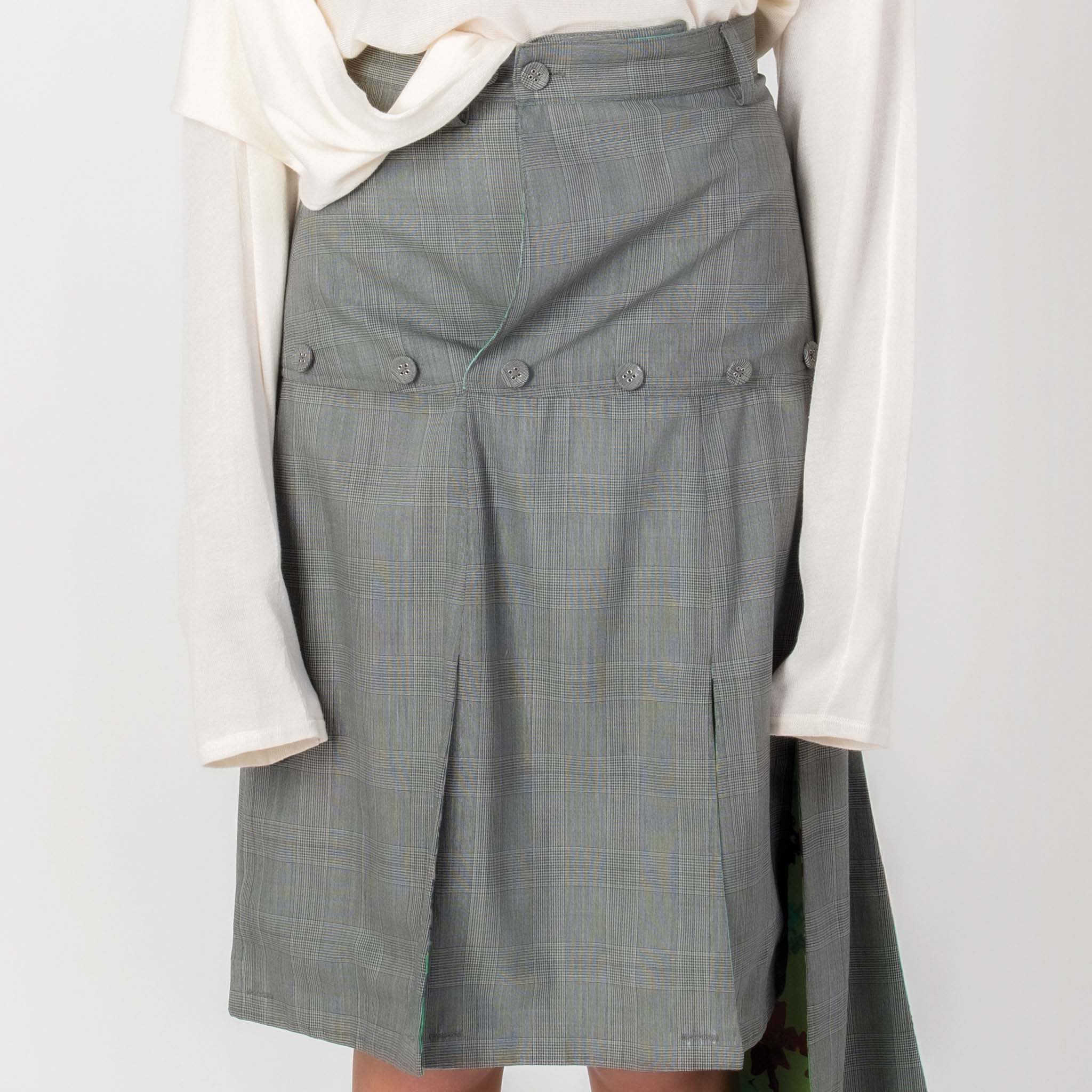 ROCK AND SKIN PANEL SKIRT