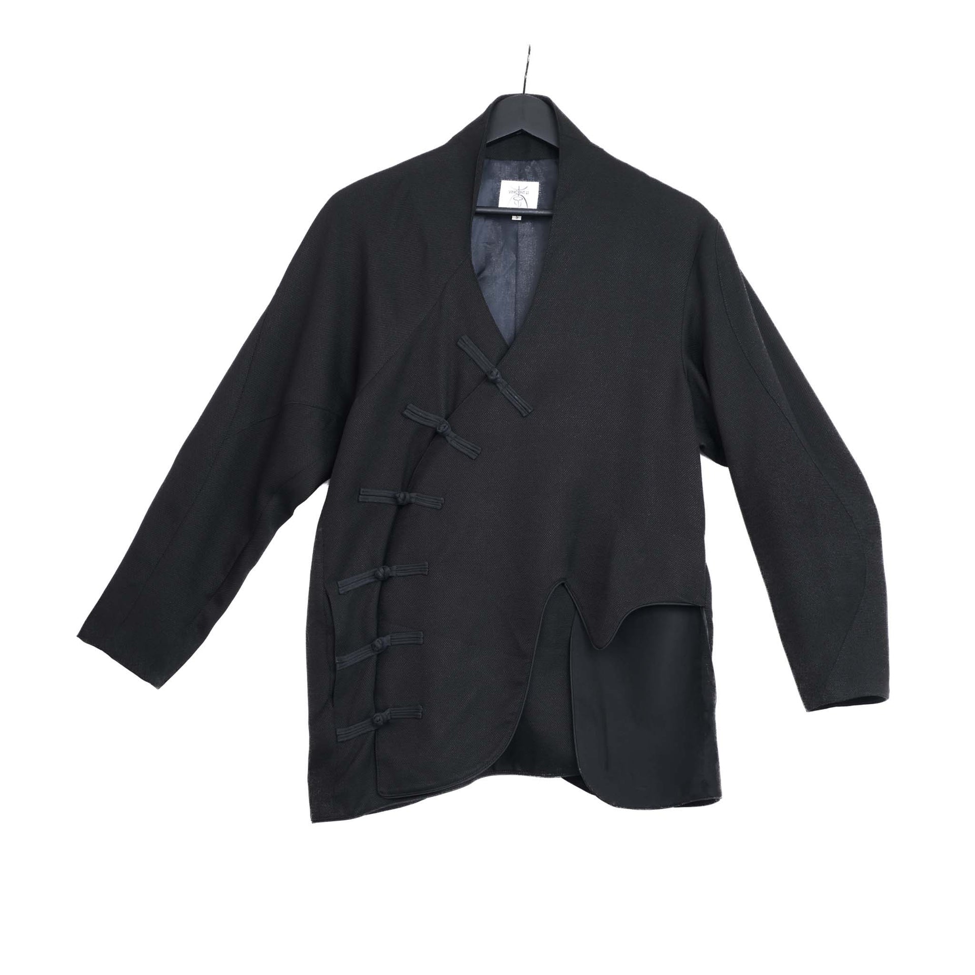 Standout Outfit Soundwave Wool Jacket in Italian Silk Wool