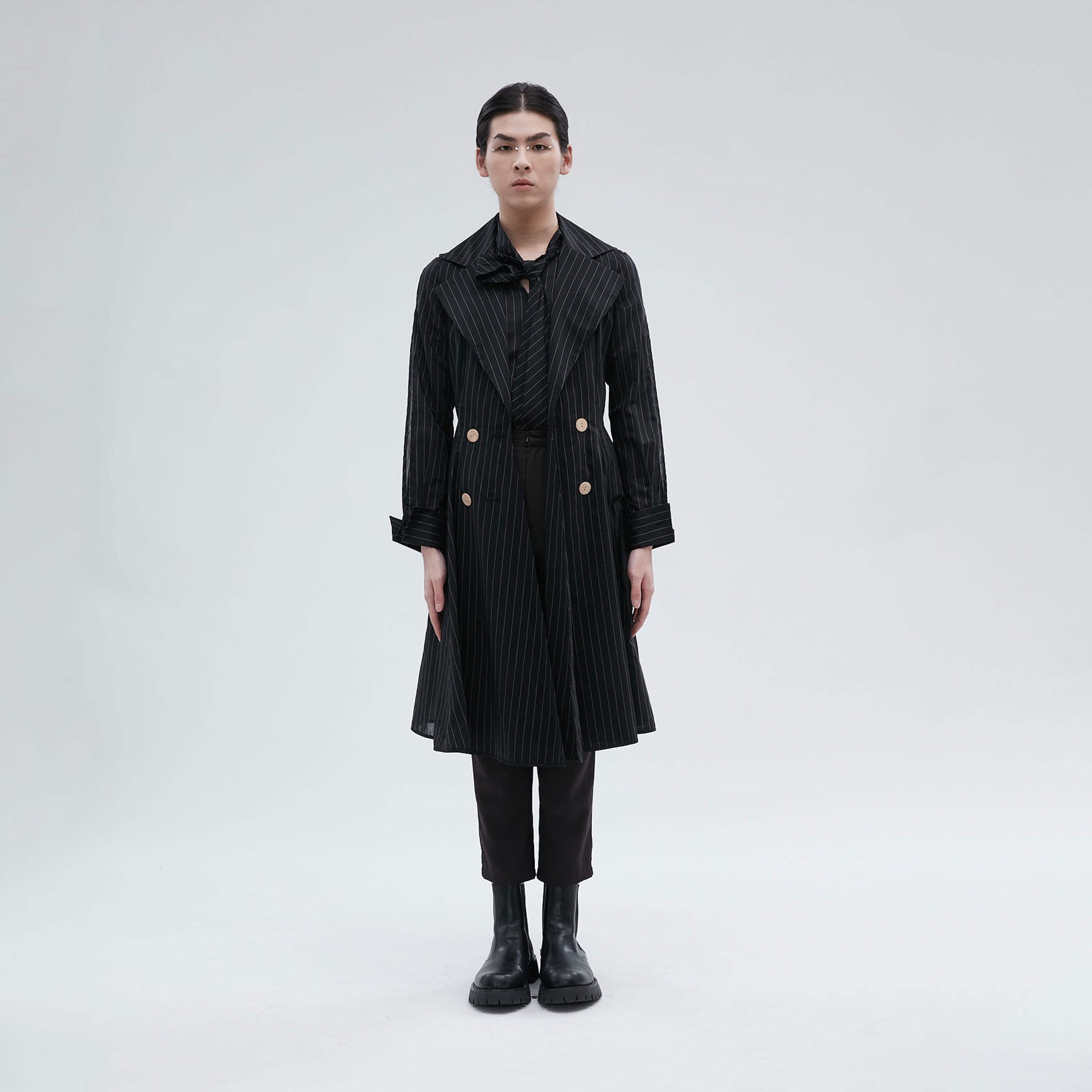 Black dress coat