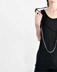 Brass and Leather Necklace - Avant Gardist